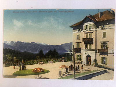 Grand Hotel Passo della Mendola Advertising Postcard 1360m c5