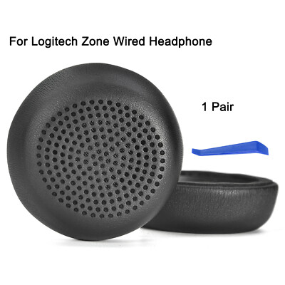 1 Pair Ear Pads Cushions Earmuff For Logitech Zone Wired Headphone Replacement