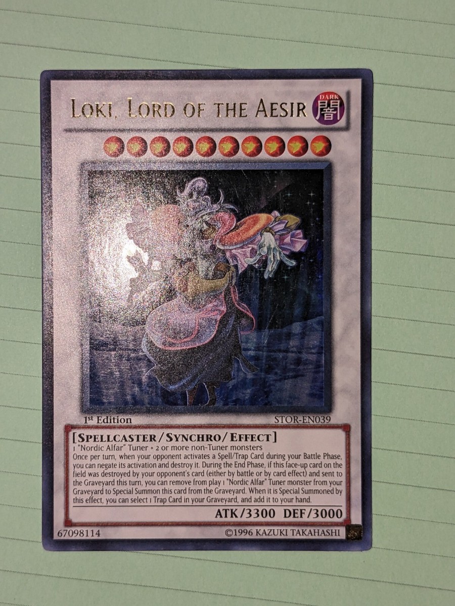 loki yugioh card Nordic Deck - Thor Odin Gullveig Rite of Aramesir Fateful Adventure up card on the field was destroyed by your opponents card (either by battle or by card effect) and sent to the Graveyard this turn Loki, Lord of The Aesir