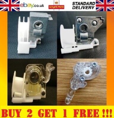 2-Pack 25mm Venetian Blind Tilt Wand Tilter Mechanism – Fits 4mm D-Shaped Rod, Transparent/Yellow