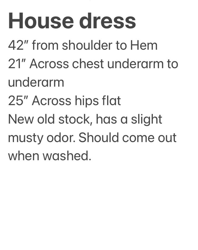 Vintage Carol Brent Montgomery Ward Embroidered Corduroy Robe Housecoat NEW NOS