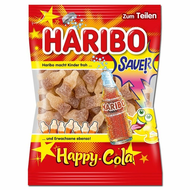 Haribo Happy (Lemon Fresh) cola 200g (9002975319515)