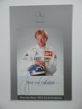 Jörg van Ommen autograph signed 10x15 cm postcard Mercedes