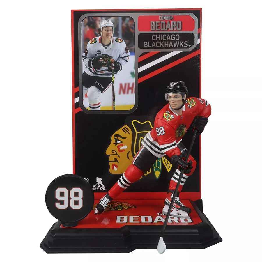 Mcfarlane Sportpicks NHL 7" Posed Figure Connor Bedard (Chicago