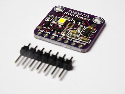 TCS34725 Color RGB Sensor mit IR Filter und LED Modul Platine