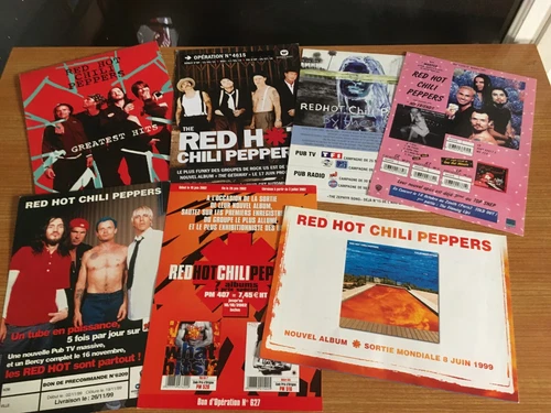 RED HOT CHILI PEPPERS - LOT OF 6  FRENCH PRESS/KIT!!!!!!!!!!!