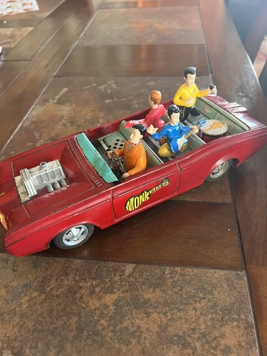 Aoshin JAPAN BATTERY OPERATED THE MONKEES FRICTION CAR MONKEE MOBILE - Picture 11 of 12