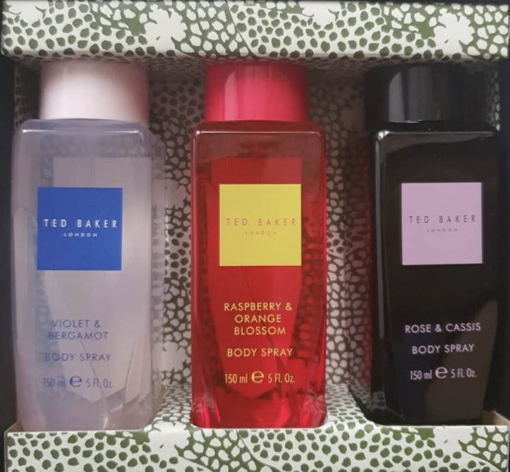 ted baker body spray set of 3