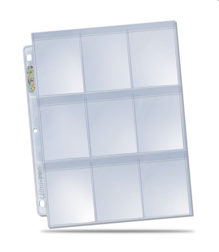 9 card binder pages Ultra-PRO 9 Pocket Pages Pack of 10 main image 1
