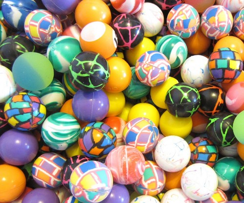 288 Count 27mm Super High Bounce Balls - Assorted Multi-Color Bouncy Balls For Carnival Prizes, Party Favors, Or Goodie Bags