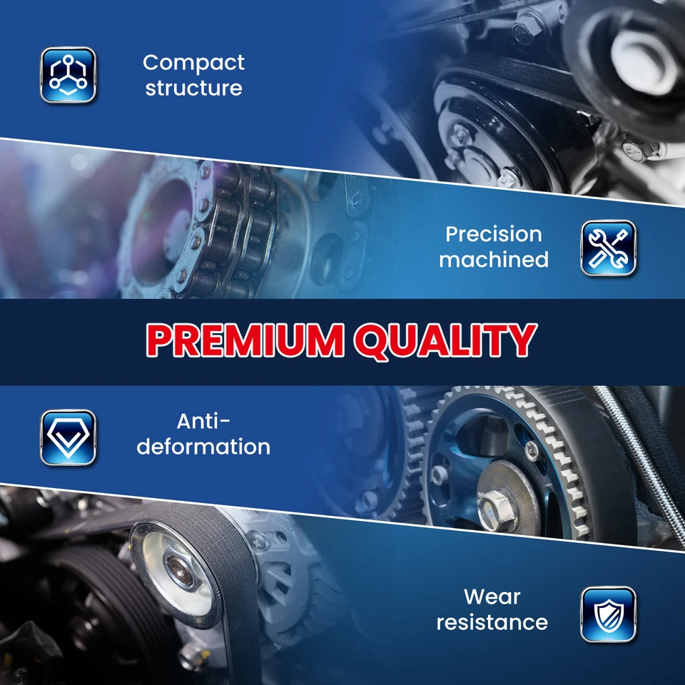 Harmonic Serpentine Belt Balancer for 02-06 Nissan Altima Sentra 2.5L 6PK2247 - Image 4 of 4