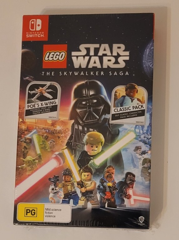 LEGO Star Wars: The Skywalker Saga with Exclusive Poe LEGO X Wing 30386 - Switch