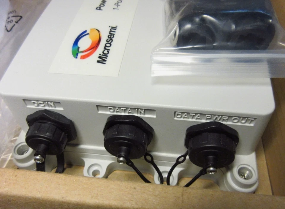 Microsemi PowerDsine PD-9001GO 12DC-ARB 1-Port PoE 802.3AT Outdoor Midspan NEW - Image 3 of 3