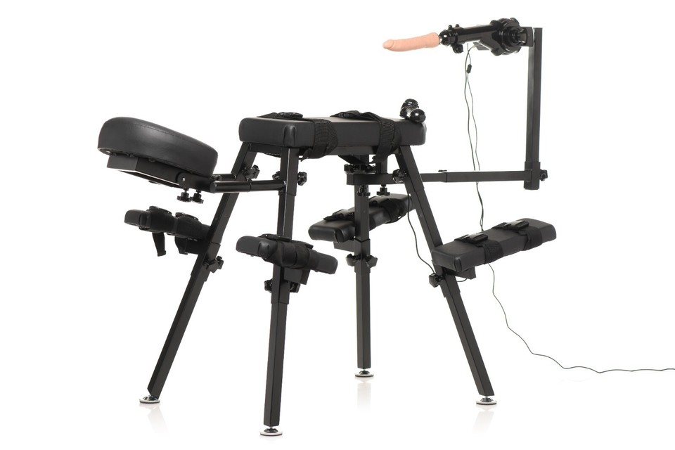 Master Series: BDSM Obedience Chair with Sex Machine | eBay