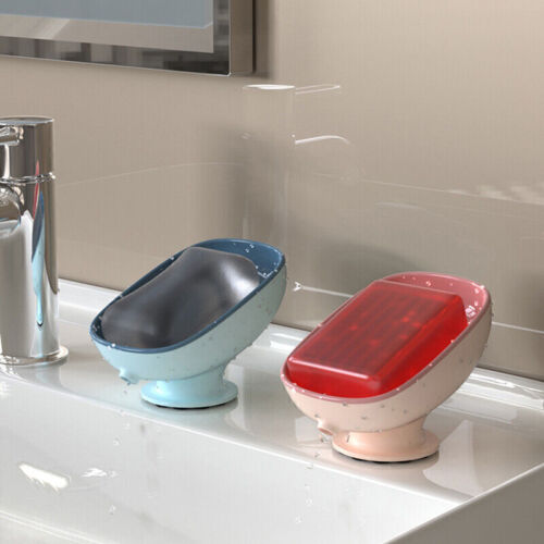 Neu 2X Super Saugnapf-Seifenschale mit Ablaufwasser für Badezimmer-Seifenhalter - Bild 5 von 19