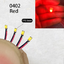 0402 Red Yellow Blue Green White Orange Warm Smd Led Pre-wired For Model 30cm 3v 0402 Red Yellow Blue Green White Orange Warm Smd Led Pre-wired For Model 30cm 3v