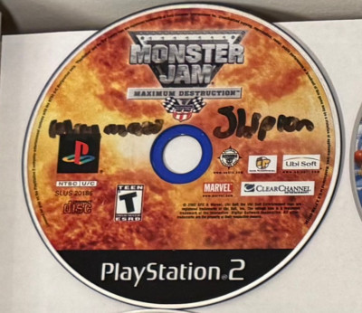 Monster Jam Maximum Destruction PlayStation 2 PS2 - Disc Only Tested