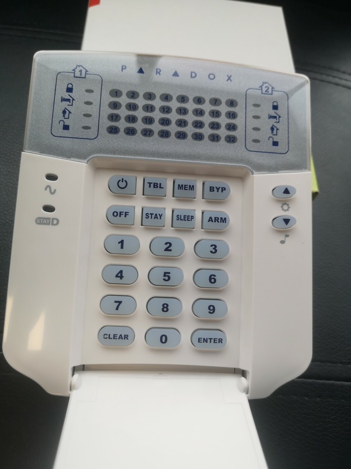 Paradox Security K32+ LED Alarm keypad new spectra security systems ...