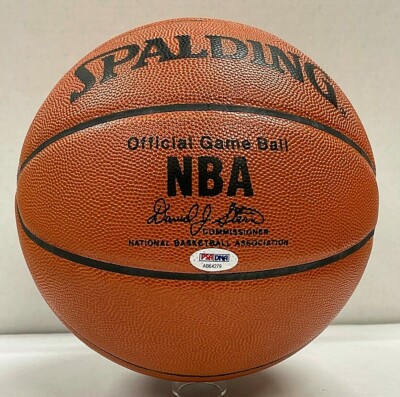 Hakeem Olajuwon Signed Official Basketball PSA/DNA HOF AB64279 | eBay