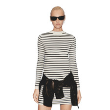 MNG by Mango Striped Sweater Dress Sz M