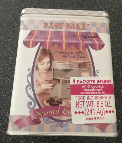 Vintage Kenner EasyBake Commemorative Tin Of Mixes Second Edition Factory Sealed
