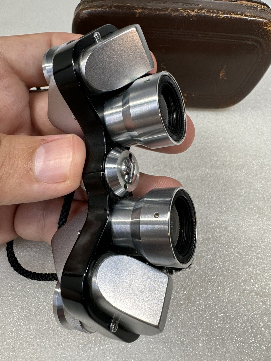 Vintage Nippon Mikron 6 X 15 8.3 Prismatic Binoculars and