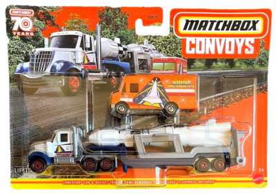 Matchbox Lonestar Cab Rocket Trailer Express Delivery Convoys 1:64 Modell Truck