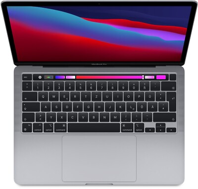 Apple MacBook Pro 13,3 Zoll (256GB SSD, M1, 8GB) Laptop - Space Grau - MYD82N/A