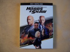 Hobbs & Shaw (2019, DVD, Digital HD)  Dwayne Johnson, Jason Statham