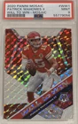 PATRICK MAHOMES  2020 Panini Mosaic #WW1 Will To Win Mosaic Prizm PSA 9