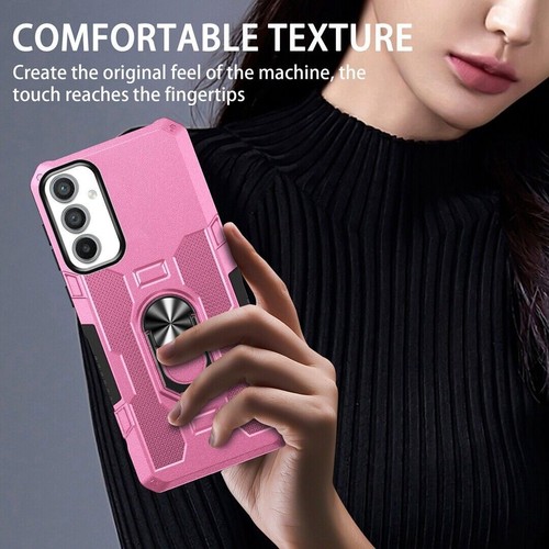 Luxury Armor Hybrid Ring Stand Cover Case For S23 S22 A14 A54 A13 A53 A32 A23 - Picture 43 of 71