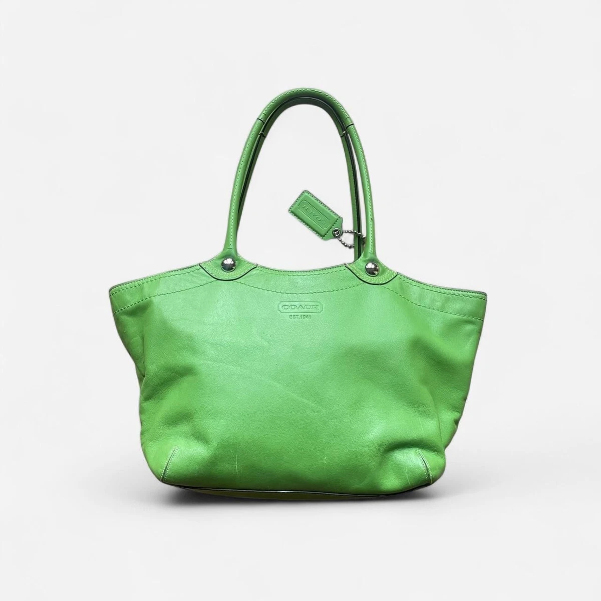 バッグ OLD COACH Hand Bag Green 2way leather Coach Green Bags & Handbags for Women for sale | eBay