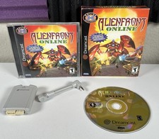 Alien Front Online - Sega Dreamcast - CIB - w/ Microphone - *TESTED* - FAST SHIP