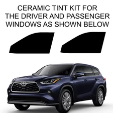 Precut Ceramic Window Tint for Toyota Highlander 2020-2025  Block Over 99% UV