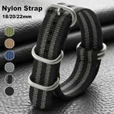 Nylon Watch Strap 18mm 20mm 22mm Nylon Band Universal Canvas Bracelet