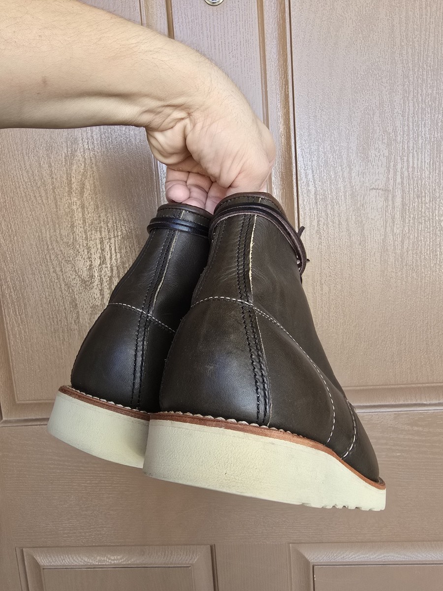 Redwing Heritage 8180 Moc Toe Kangatan Green Leather RARE Men Size