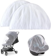 Mosquito Net for Stroller 2 Pack , Baby Mosquito Net for Car Seat, Bassinets,