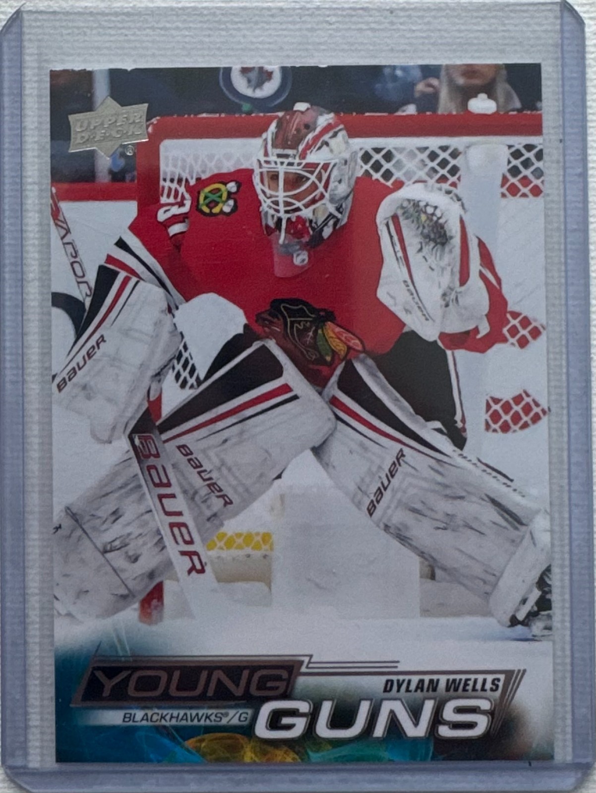 2022-23 Upper Deck Dylan Wells Young Guns #702 UD Extended Series Rookie