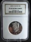 2005 S Silver 50c PF 69 ULTRA CAMEO