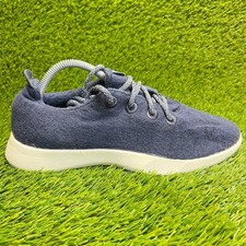 Allbirds Wool Runners Mens Size 10 Blue White Athletic Walking Shoes Sneakers