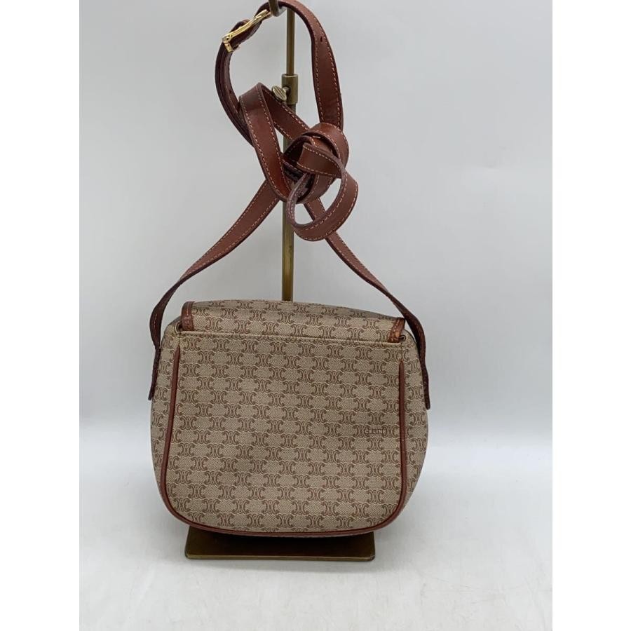 CELINE Mini Macadam Patterned Brown Shoulder Bag … - image 3