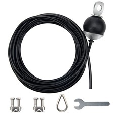 Fitness Pulley Cable 196" Adjustable Home Gym Cable Replacement Pulley System
