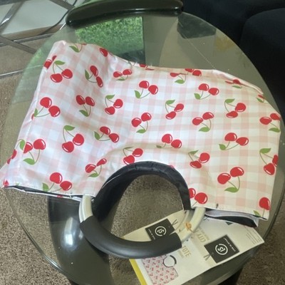Live In Style Women's Tote Cherry Print Top Handle Colorful Retro Bag