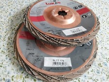 2 stck Fächerschleifscheibe SLTT universal Ø 178 mm Zirkonkorund Korn 40 | flach