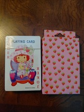 VTG Strawberry Shortcake Doll Playing Cards 1 sealed deck card game