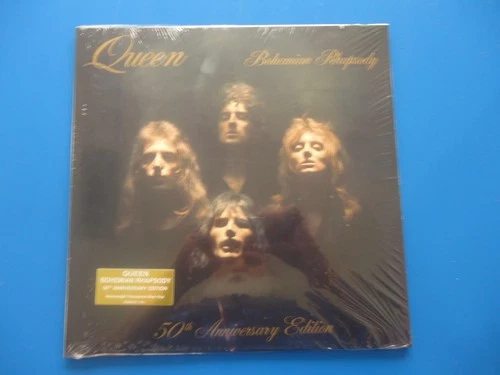 Queen Bohemian Rhapsody 12" Single (2025) NEW 50th Anniversary Blue Vinyl