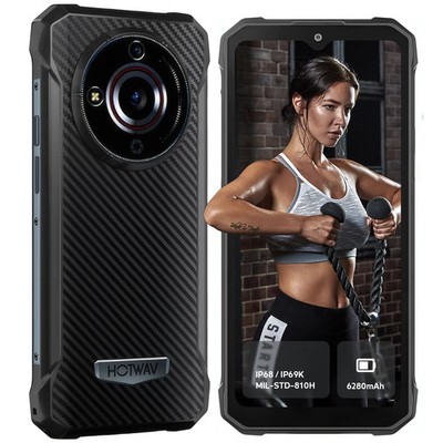 HOTWAV T7 Outdoor Smartphone 6.6 in Dual SIM GPS Android 13 6280mAh Phone HD+