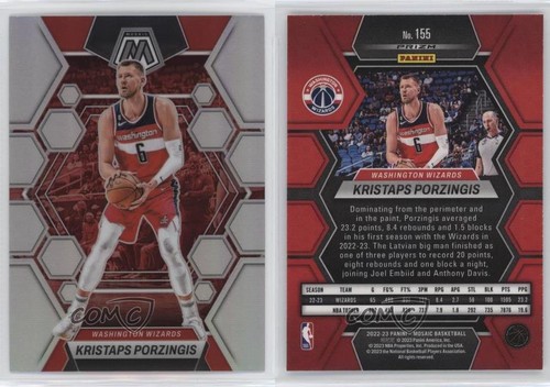 2022-23 Panini Mosaic Silver Prizm Kristaps Porzingis #155 0g27 - Picture 3 of 3