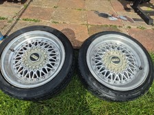 Alloy Wheels Set 15” 4x100 – Classic Style Rims with Tires