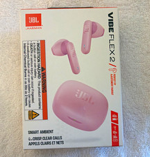 JBL Vibe Flex 2 True Wireless In-Ear Earbuds - Smart Ambient, Pink